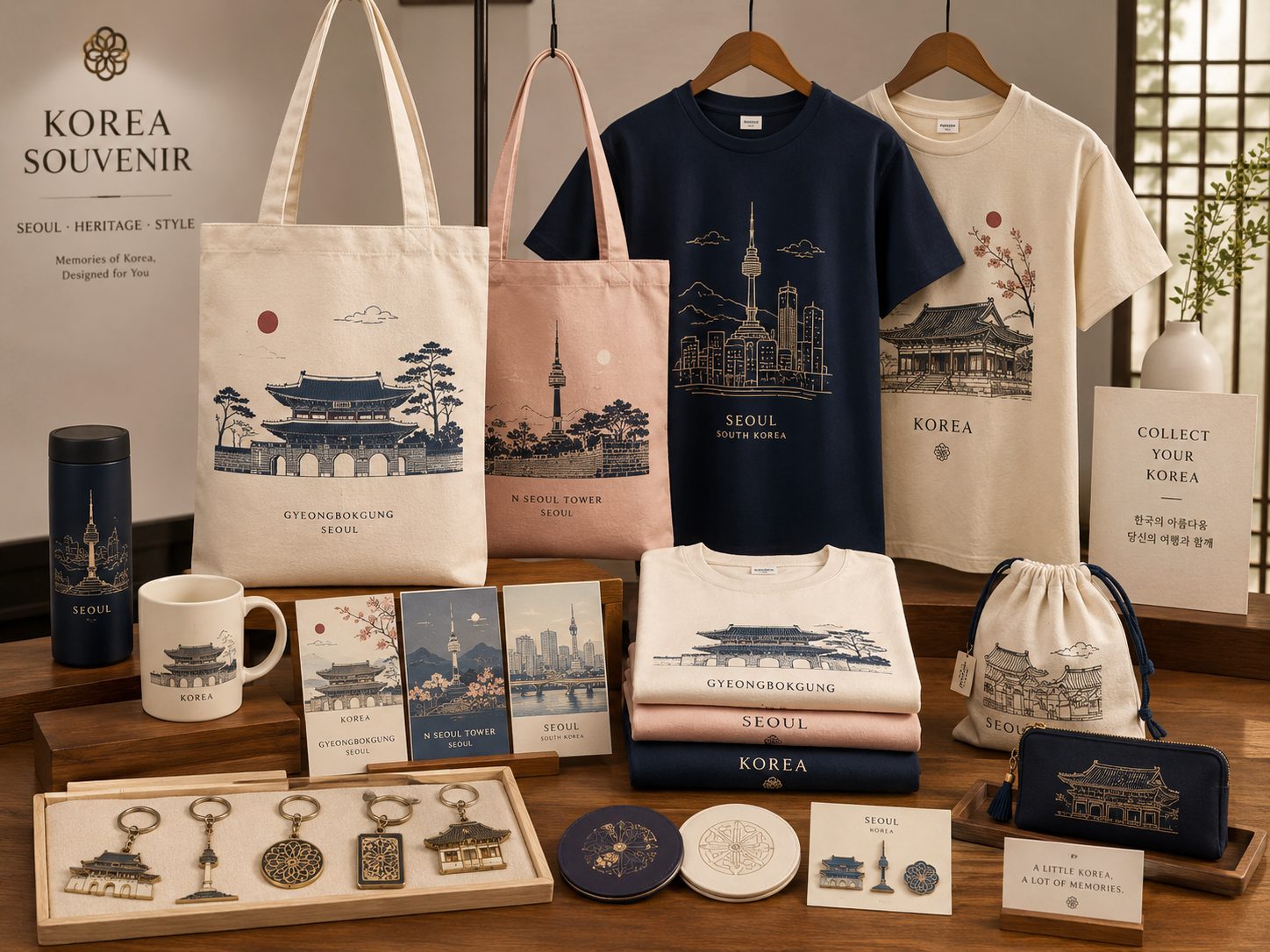 Apparel and travel souvenirs